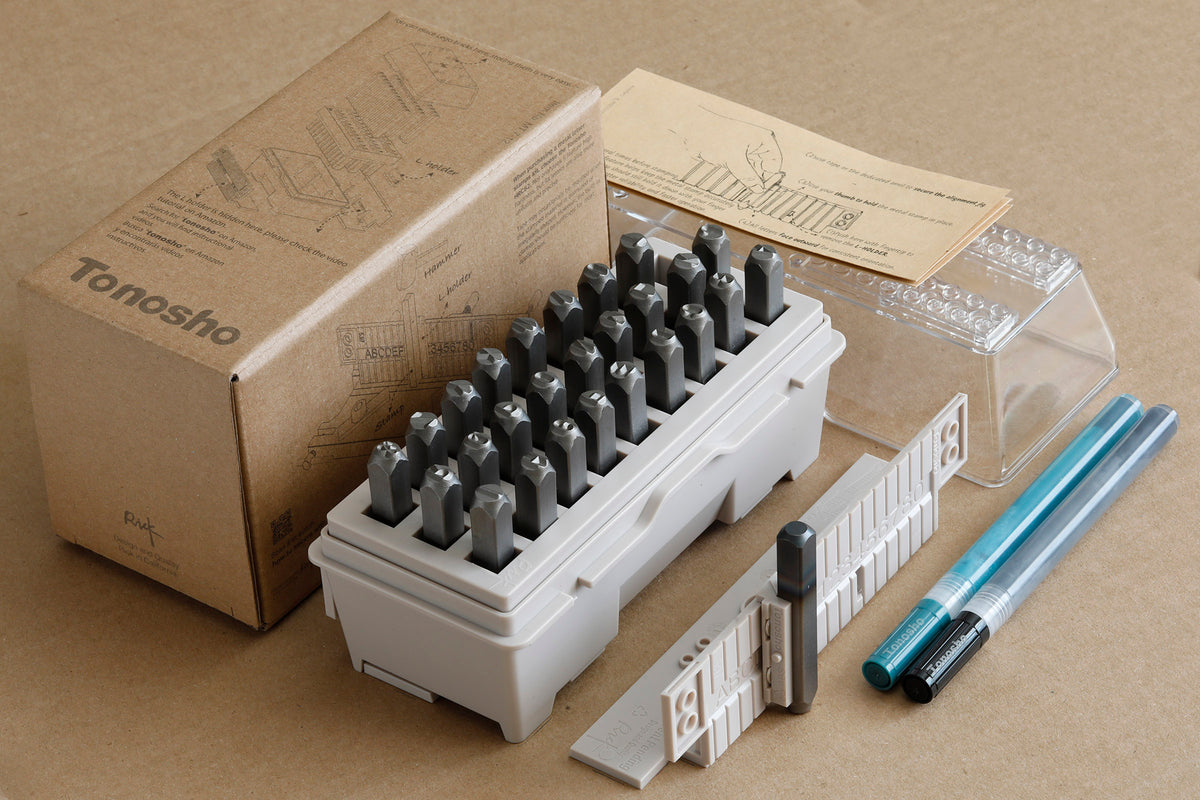 Tonosho Metal Stamp Set – Choose Your Size & Style