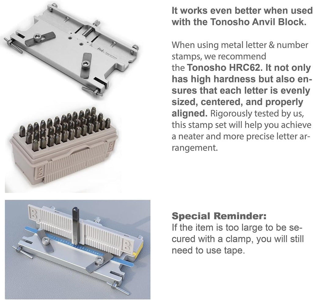 Tonosho Metal Stamp Set – Choose Your Size & Style