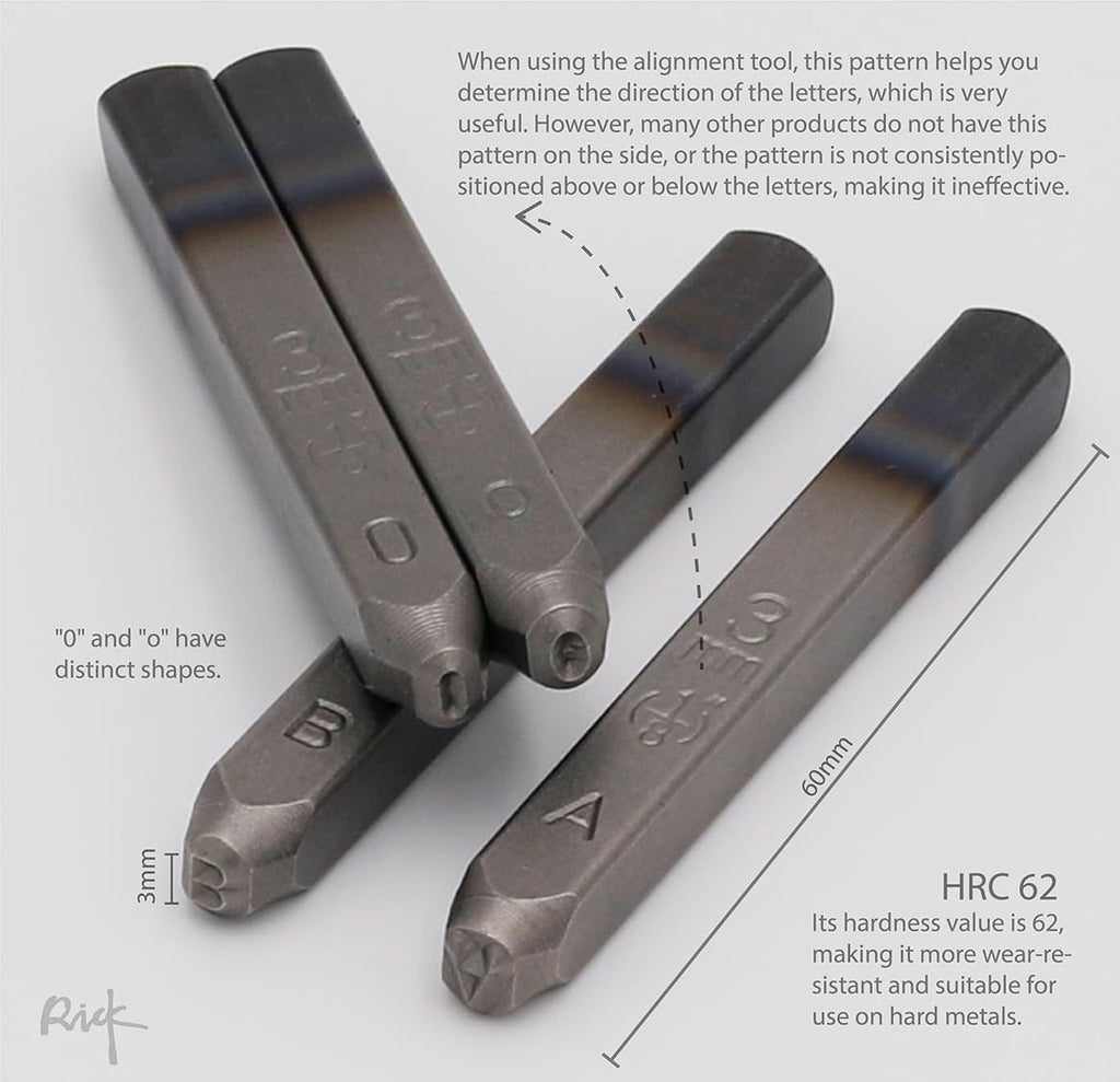 Tonosho Metal Stamp Set – Choose Your Size & Style